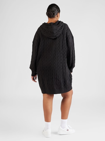 Tommy Jeans Curve Knitted dress in Black