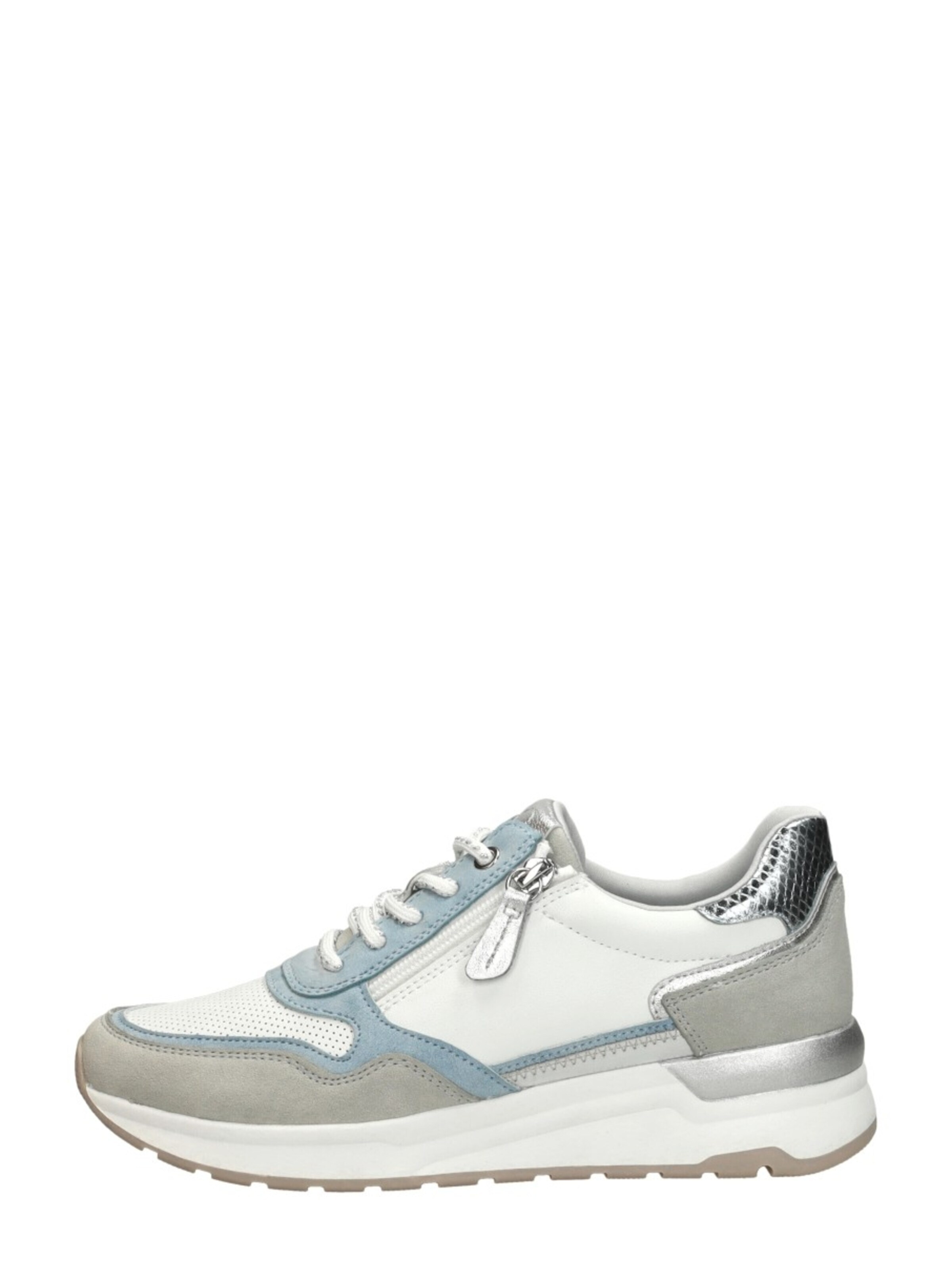 MARCO TOZZI Sportieve veterschoen 'Sneakers Laag' in Blauw: voorkant