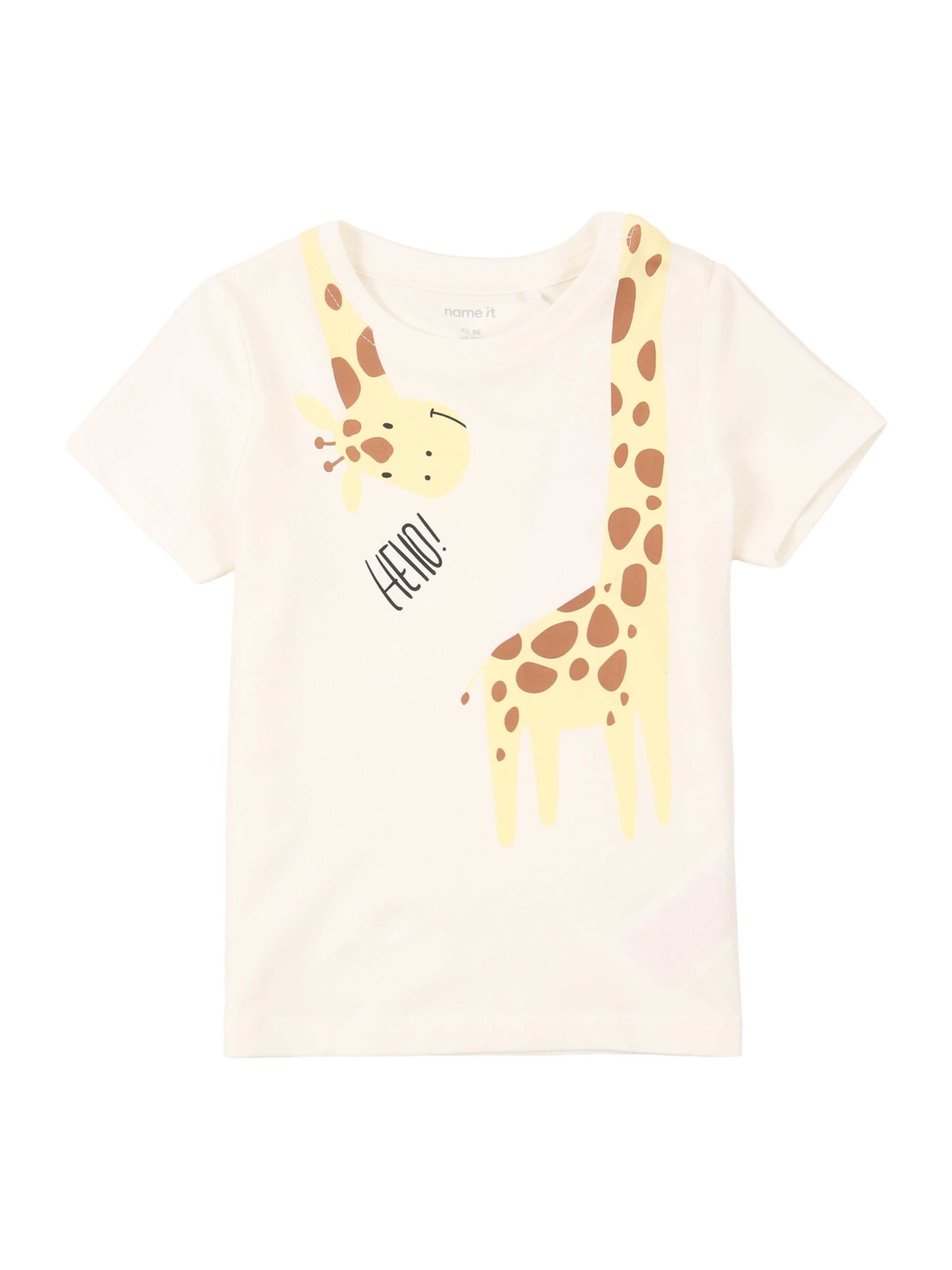 NAME IT - Camiseta 'NBMHOS' en gris: frente