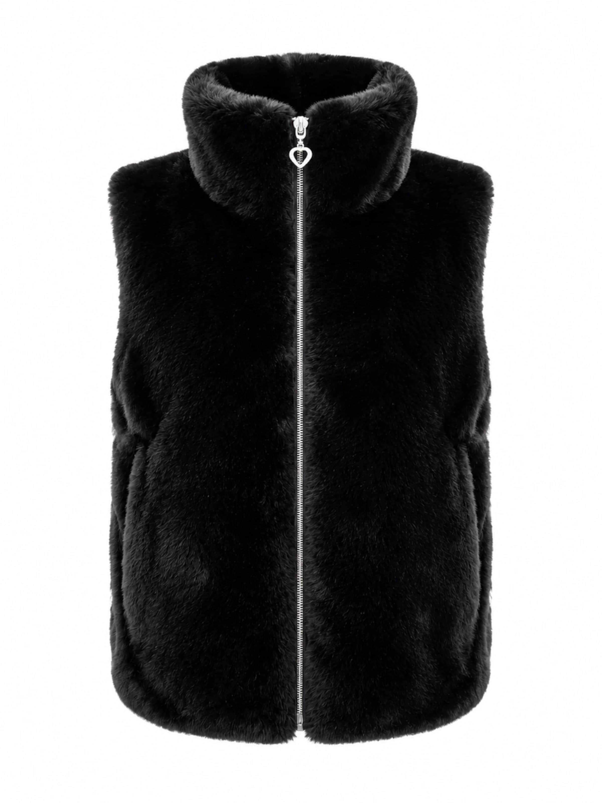 MYLAVIE by Sarah Harrison Bodywarmer in Zwart: voorkant