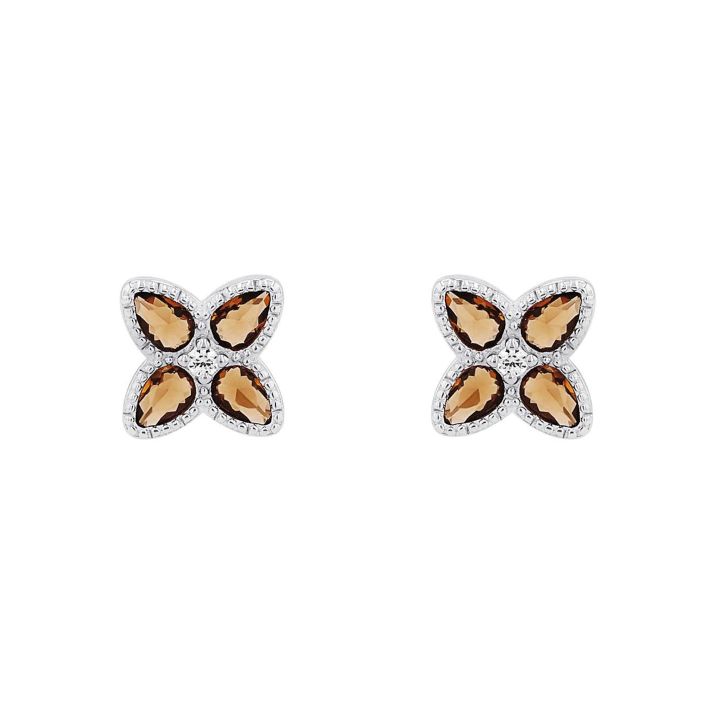 AMOR Ohrringe in Silber: Vorderseite