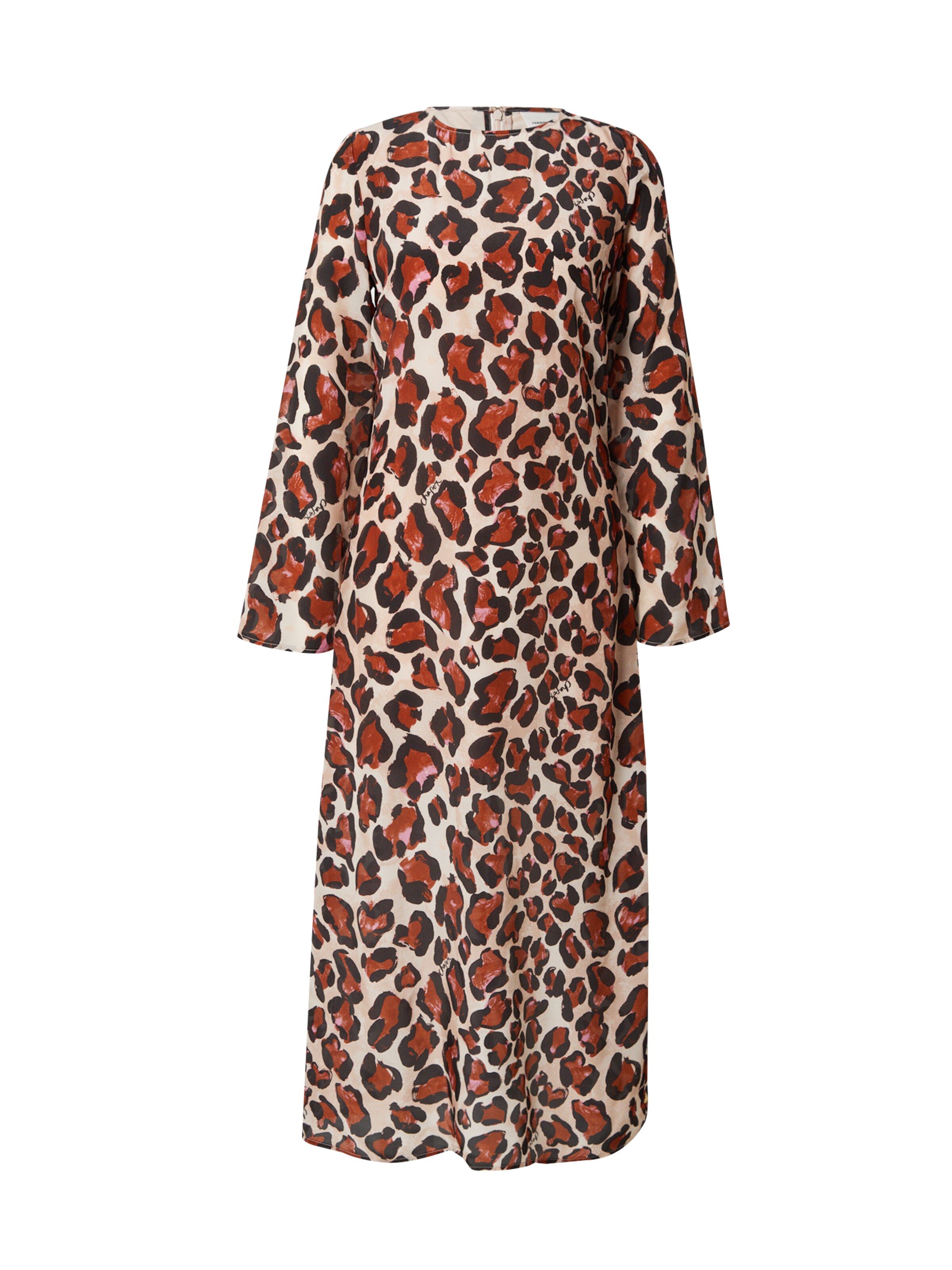 Fabienne Chapot Jurk 'Aurora' in Beige: voorkant