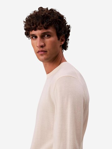 Calvin Klein Trui 'LS MERINO CREW LV04LB305G' in Beige