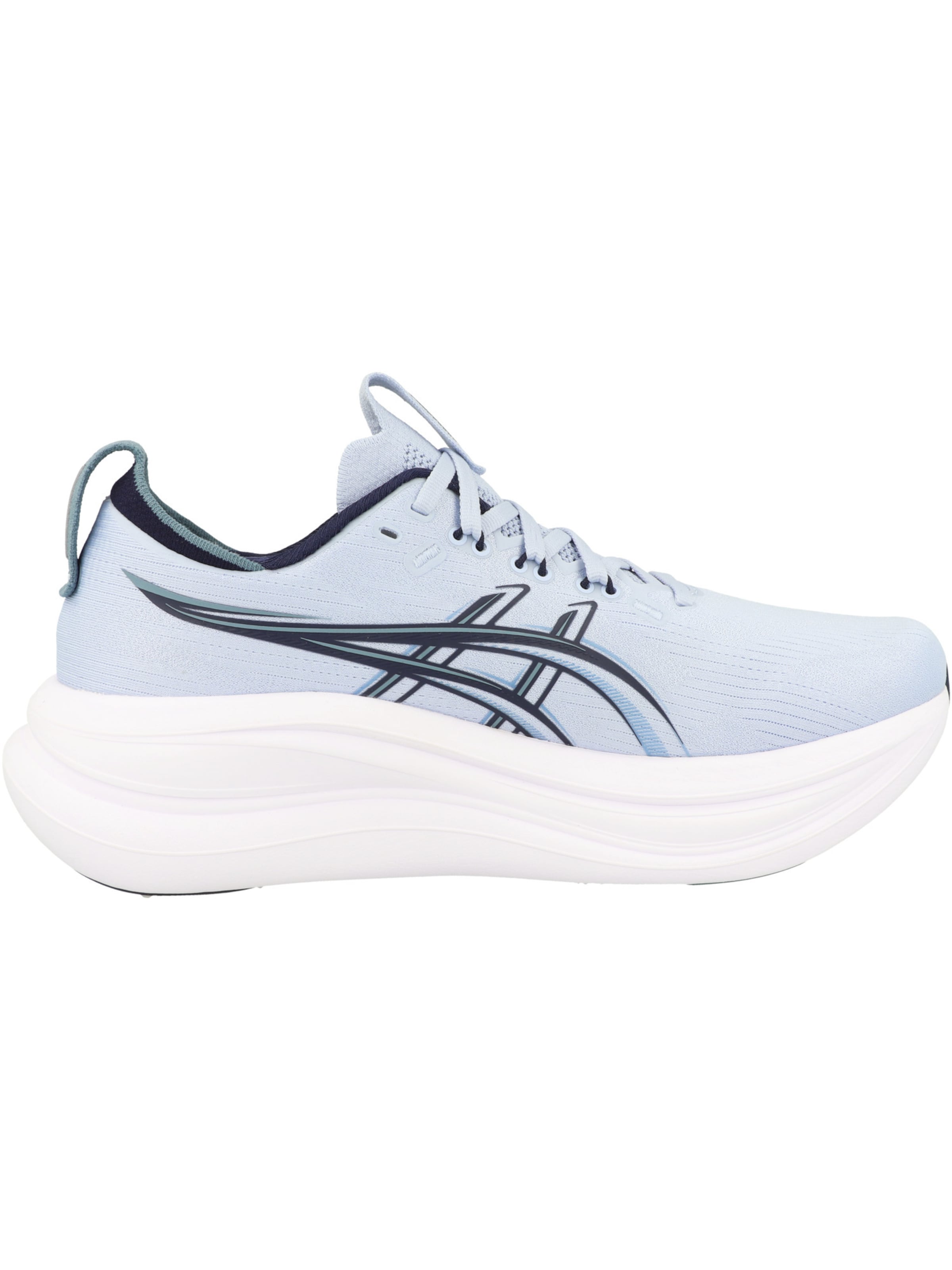 ASICS Loopschoen 'Gel-Nimbus 28' in Blauw: zijkant