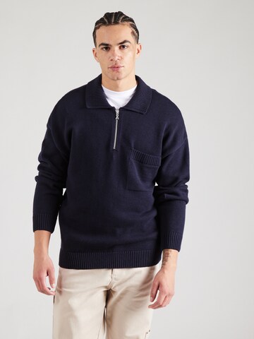 ARMEDANGELS Sweater 'Floryaan' in Blue: front