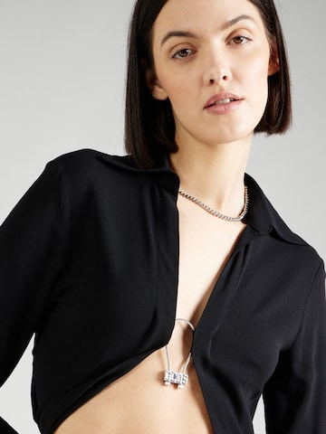 Camicia da donna 'HOOP' di GCDS in nero