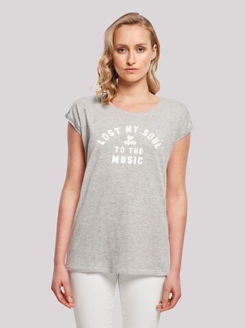 T-shirt 'Woodstock Lost My Soul' F4NT4STIC en gris : devant