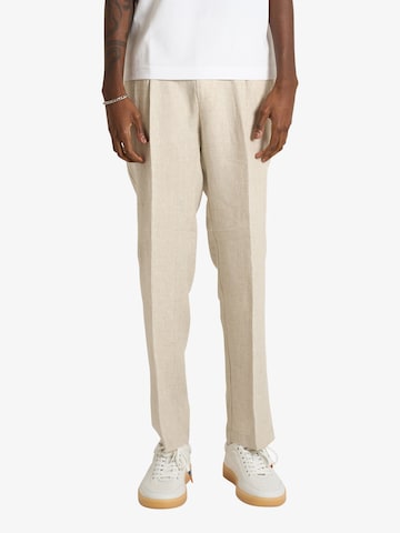 Regular Pantalon à pince SSEINSE en beige : devant