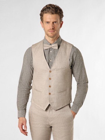 CG CLUB OF GENTS Suit Vest 'Plum' in Beige: front