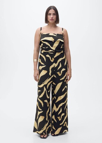 MANGO Jumpsuit 'Plumas' in Black