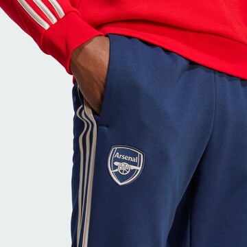 ADIDAS PERFORMANCE Tapered Workout Pants 'Arsenal DNA' in Blue