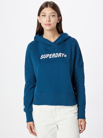 Superdry Sweatshirt in Blauw: voorkant