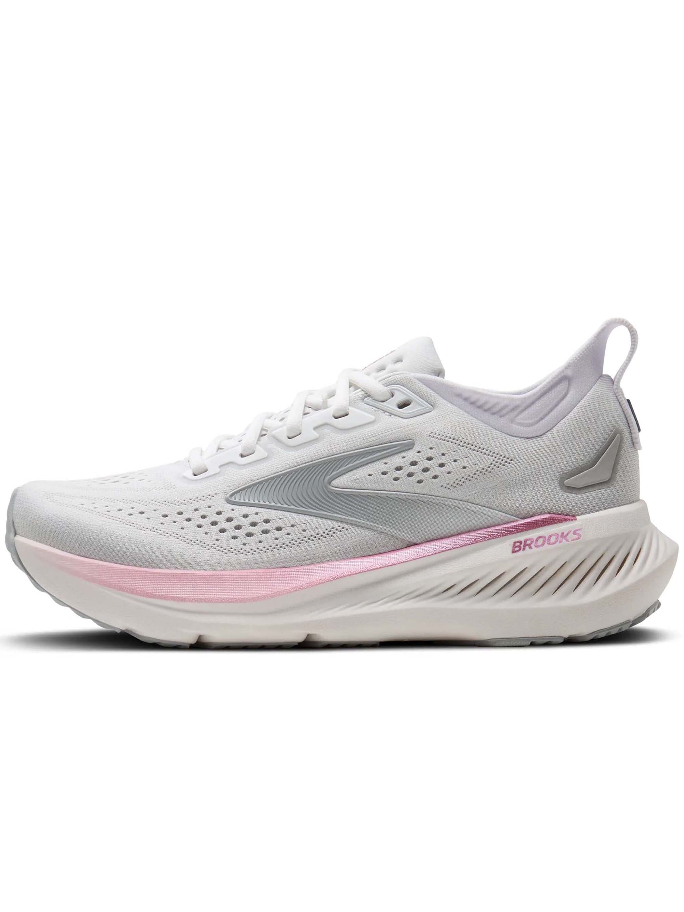 Chaussure de course 'GLYCERIN' BROOKS en blanc : devant