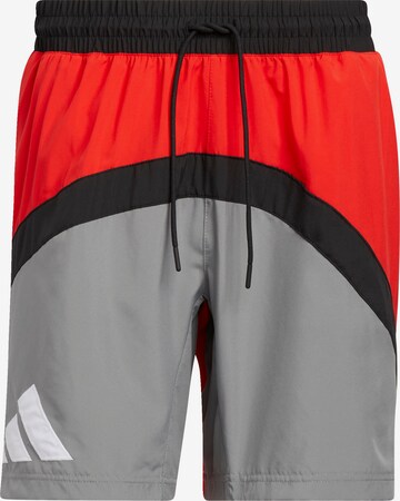 ADIDAS PERFORMANCE Regular Sportshorts 'Galaxy' in Rot: predná strana