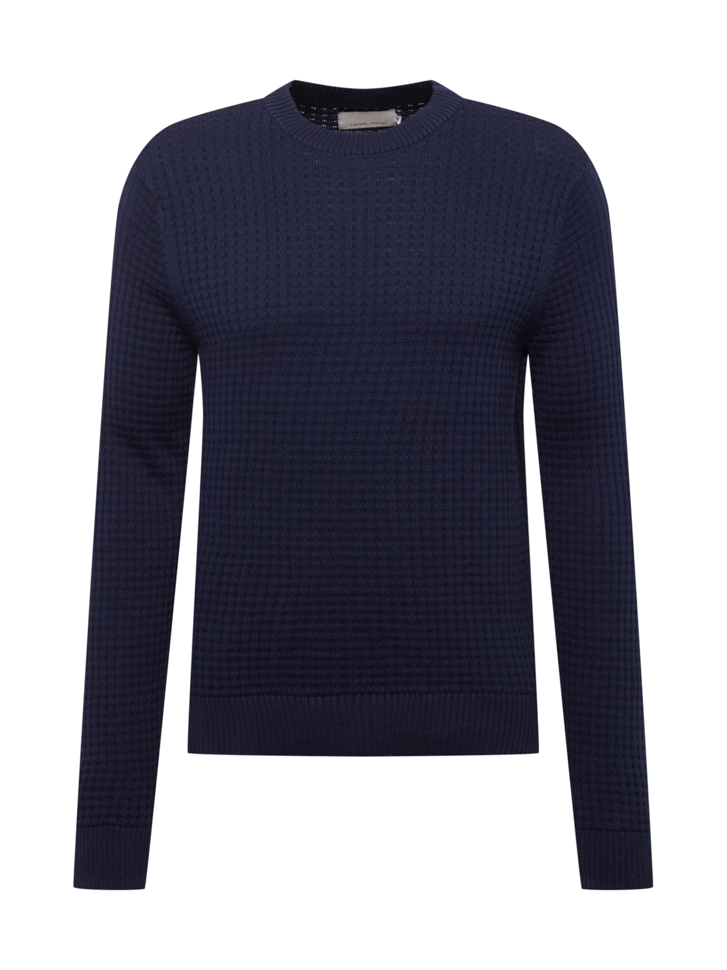 Casual Friday Trui 'IH KARLO' in Blauw: voorkant