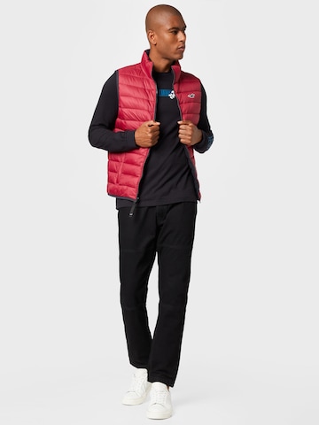 Gilet HOLLISTER en rouge