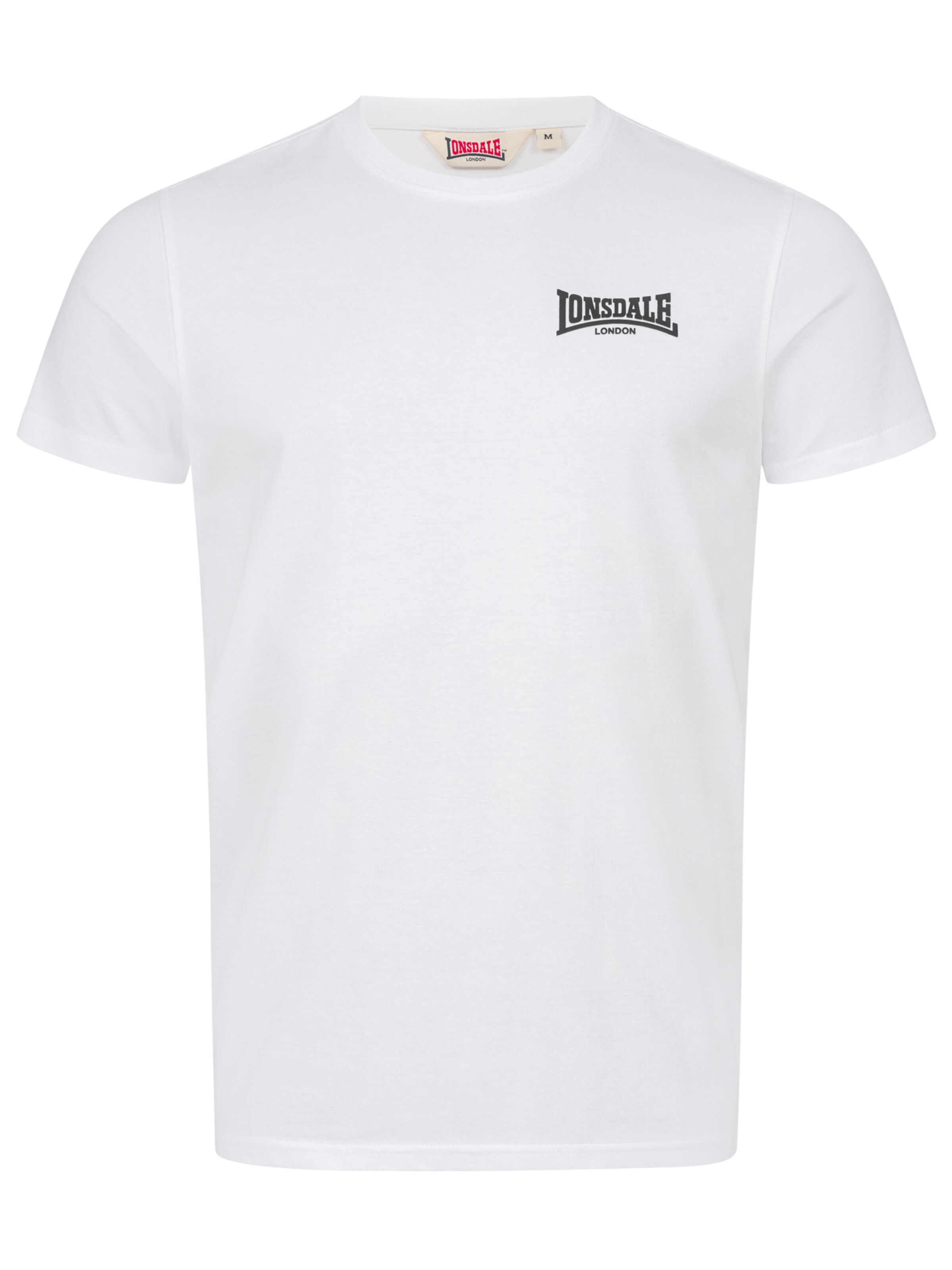 LONSDALE Tričko 'Elmdon' - Biela: predná strana