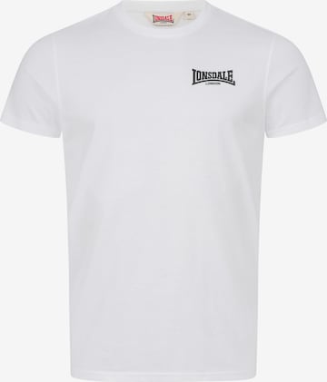 T-Shirt 'Elmdon' LONSDALE en blanc : devant