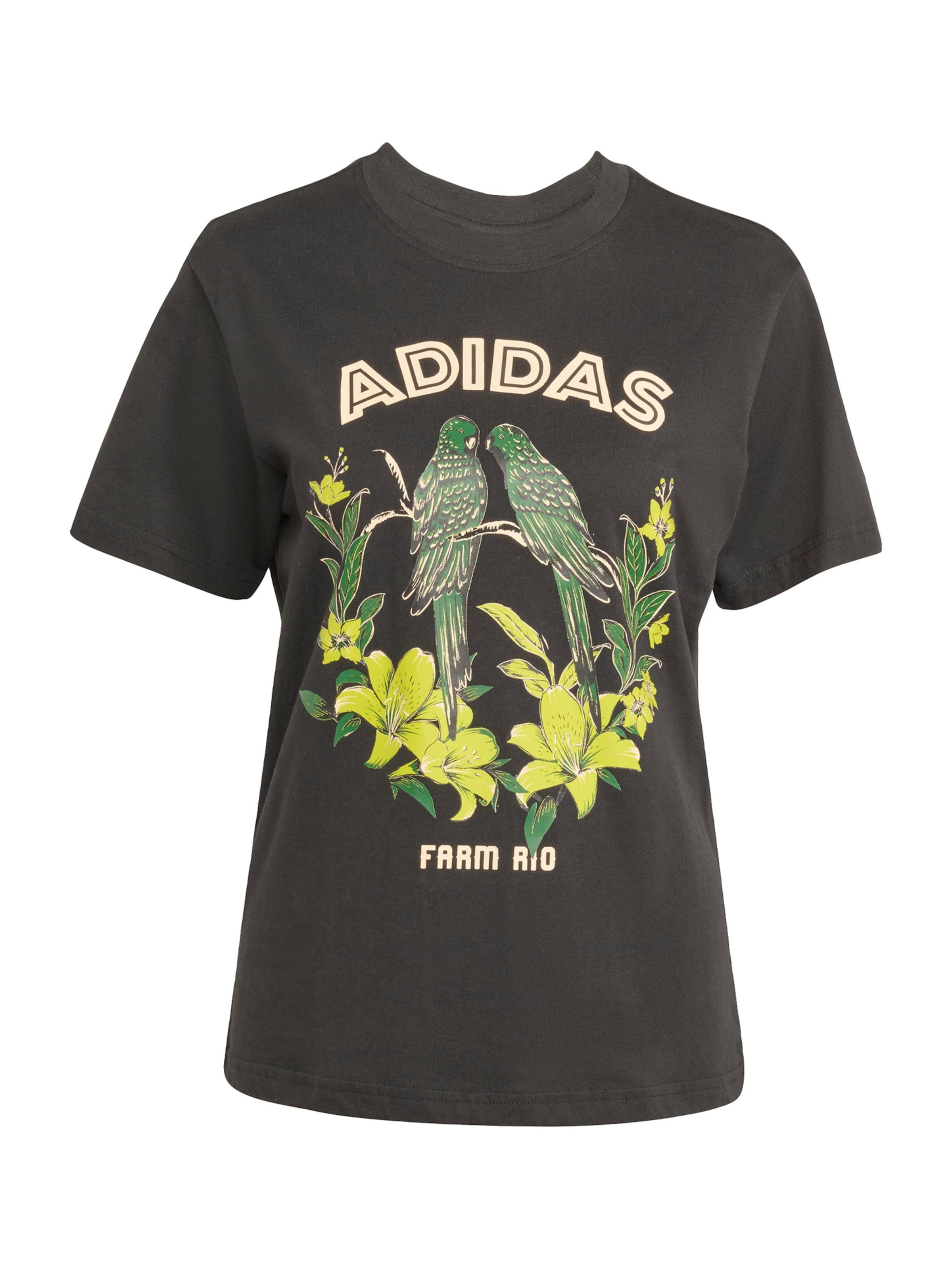 ADIDAS SPORTSWEAR Λειτουργικό μπλουζάκι 'Adidas X Farm' σε μαύρο: μπροστά