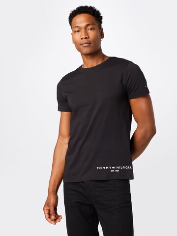 TOMMY HILFIGER Футболка в Черный: спереди