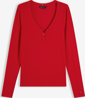 Tommy Jeans - Camiseta en rojo: frente