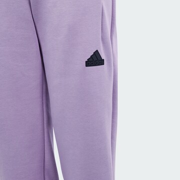 ADIDAS PERFORMANCE Regular Workout Pants 'Z.N.E.' in Purple