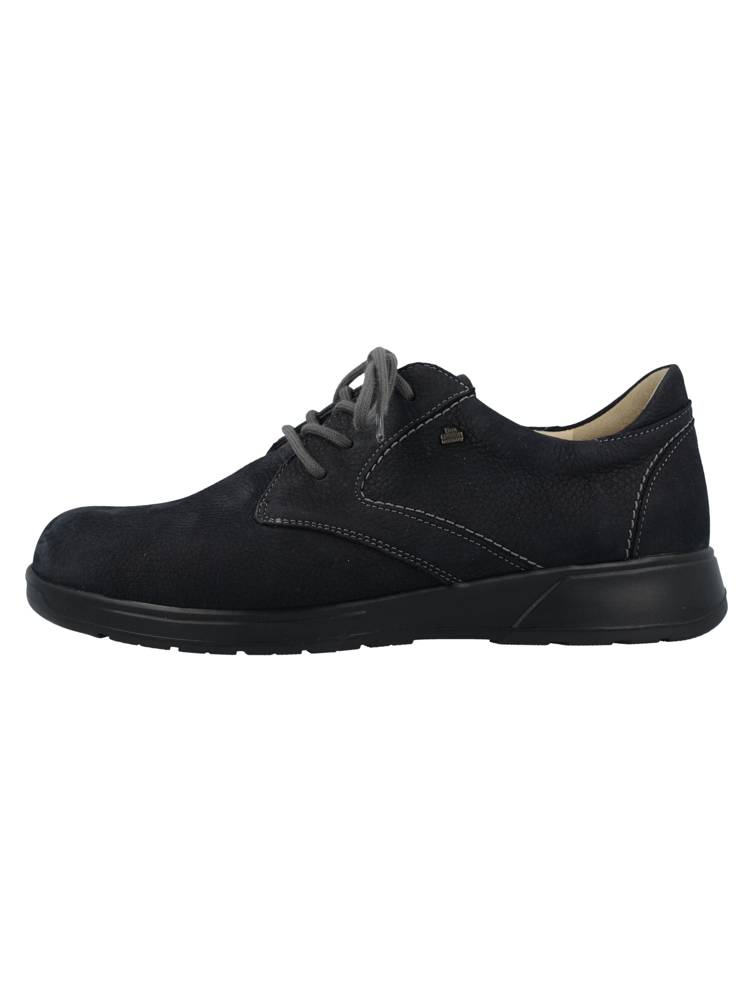Finn Comfort Athletic Lace-Up Shoes 'Torrance' in Black: front