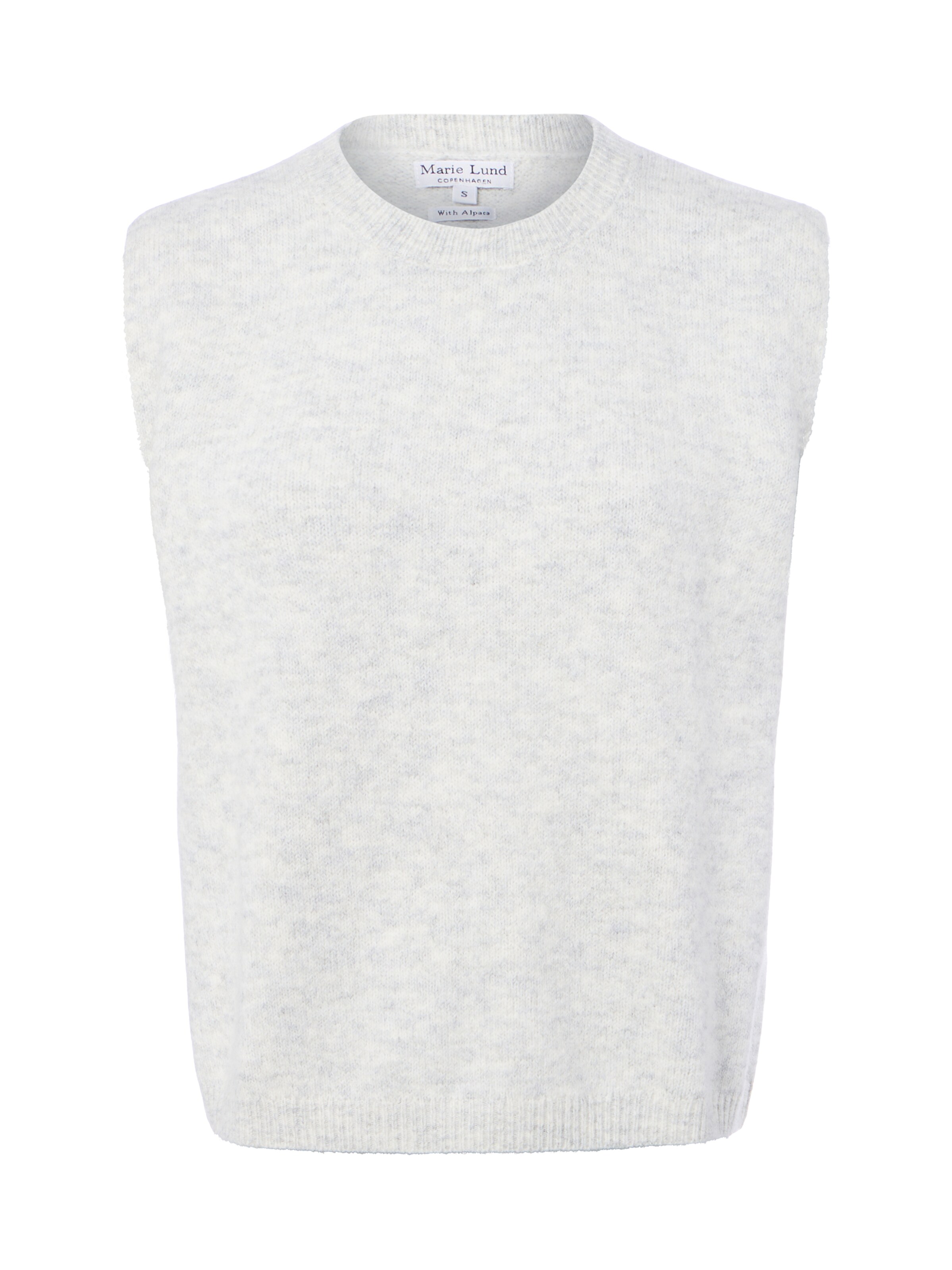 Cardigan Marie Lund en gris : devant