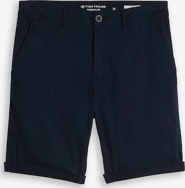 Pantalon chino TOM TAILOR en bleu : devant