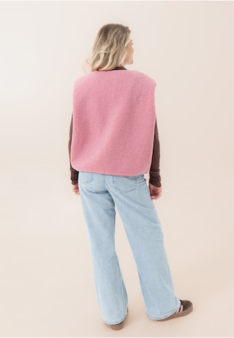 OH APRIL - Colete 'Magnolia' em rosa