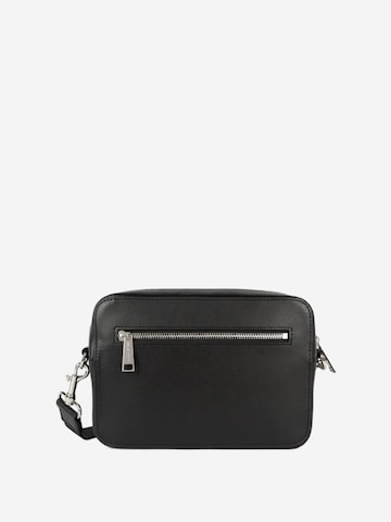 Sac à bandoulière 'Lancaster Sacoche Cuir Homme Paris Homme Noir' LANCASTER Paris en noir