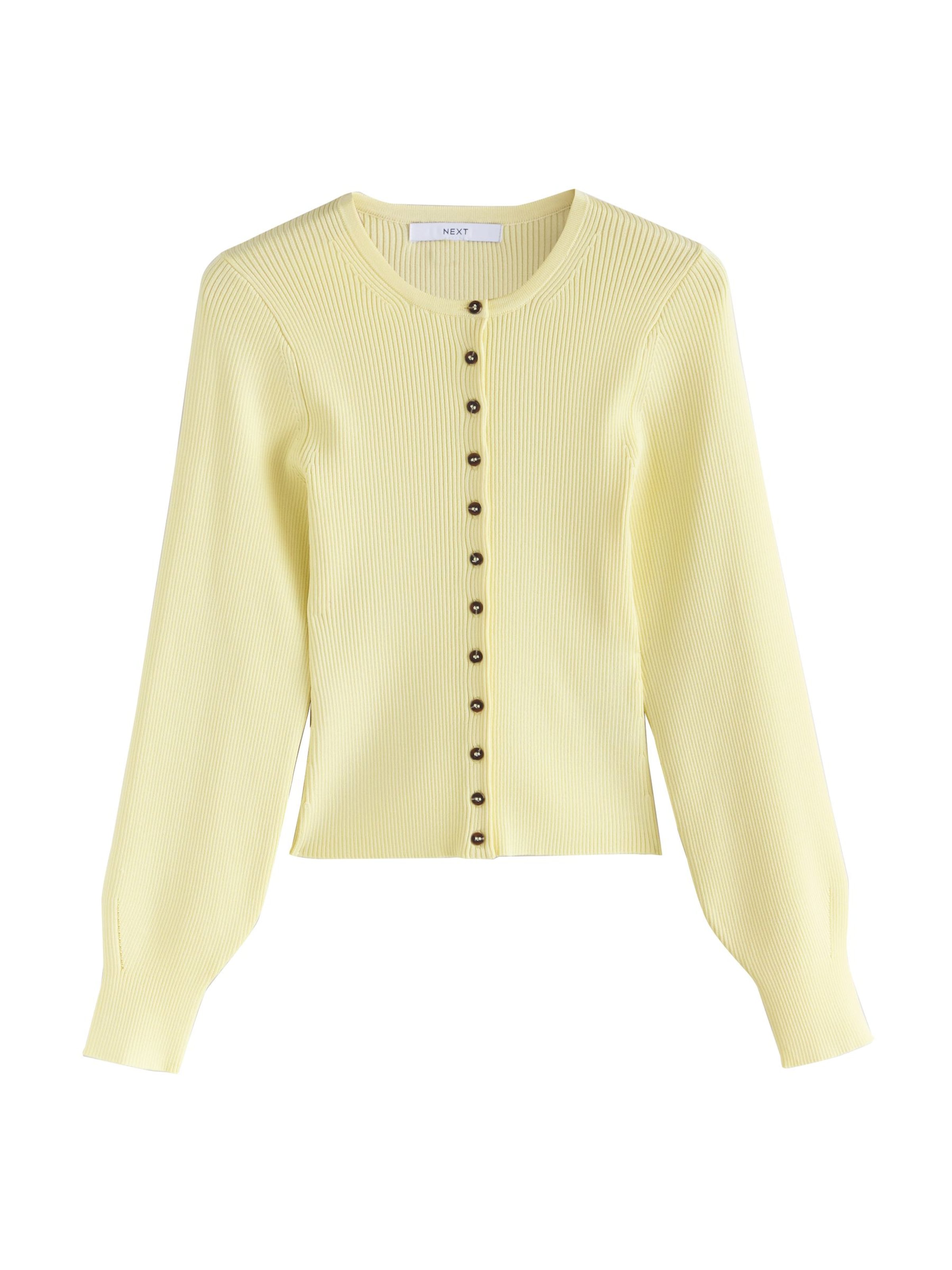 Next Kardigan w kolorze żółty: przód