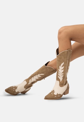 Salinyang Cowboylaarzen in Groen