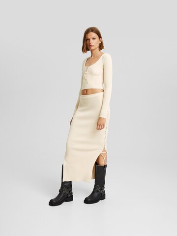 Bershka Trui in Beige