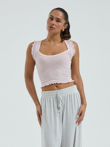 Seamless Basic Top ' Cotton ' in Roze