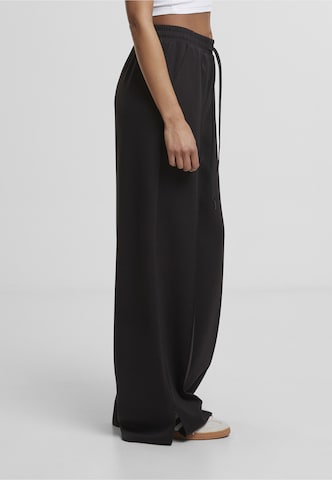 Urban Classics Loosefit Broek 'Palazzo' in Zwart