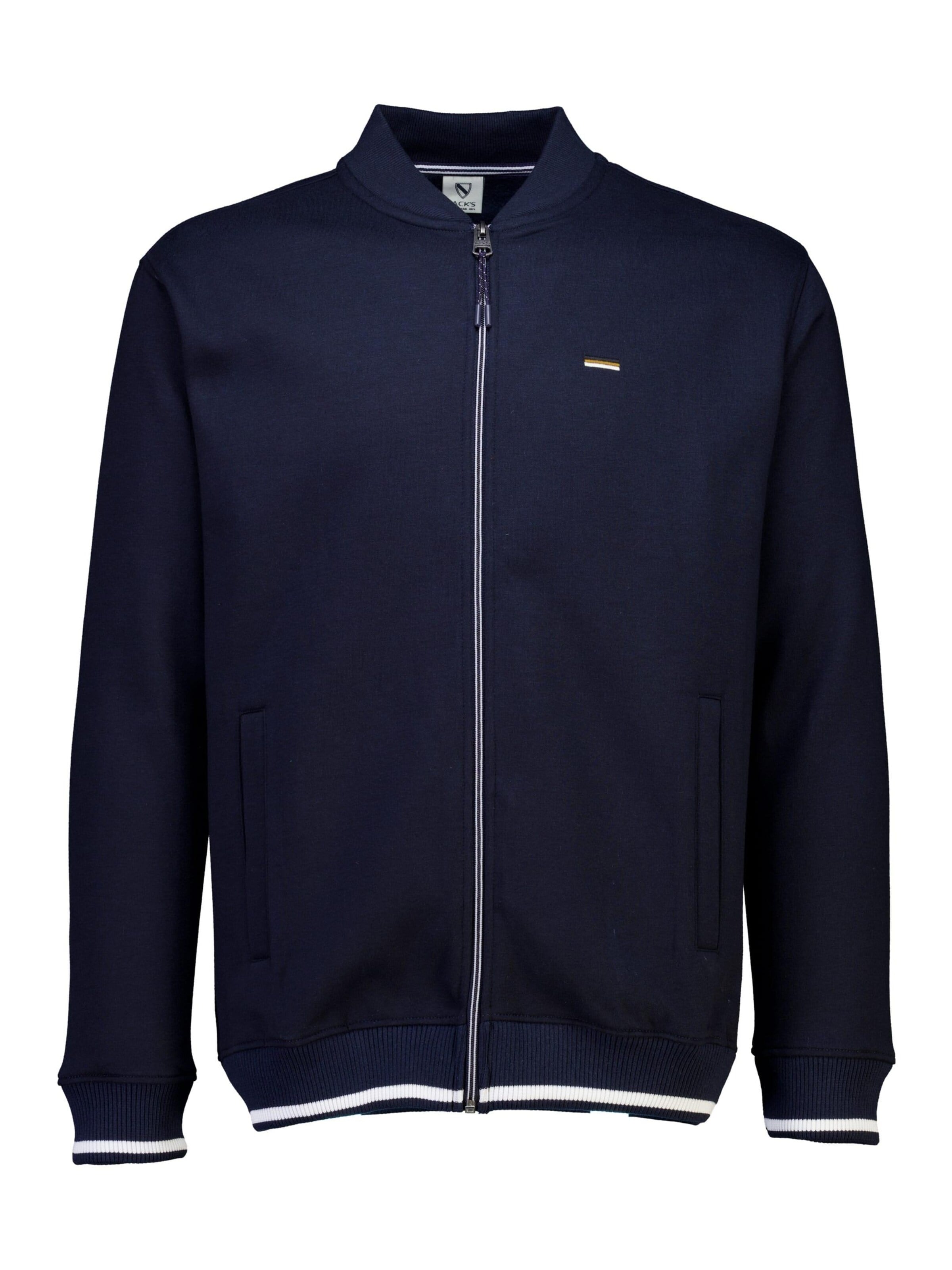 Vestes en maille Jack's en bleu : devant