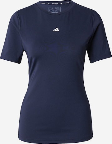 ADIDAS PERFORMANCE Функциональная футболка в Синий: спереди