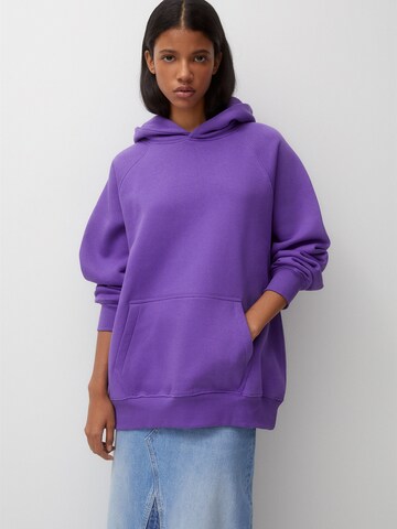 Pull&Bear Sweatshirt i lila: framsida