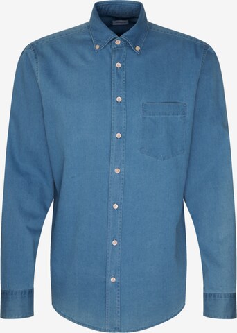 SEIDENSTICKER Overhemd in Blauw: voorkant