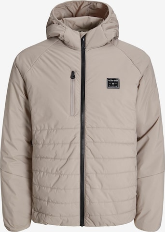 JACK & JONES Winterjas in Beige: voorkant