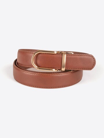Ceinture 'P0005' Vivisence en marron : devant