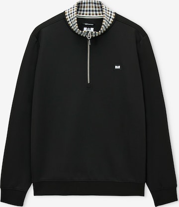 Weekend Offender Sweatshirt 'Henson' in Zwart: voorkant