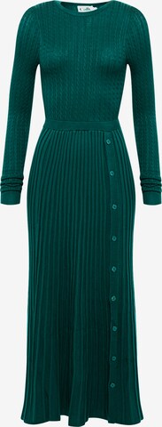 Calli Dress in Green: front