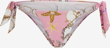 GUESS Trojúhelníková Spodní díl plavek – pink: přední strana