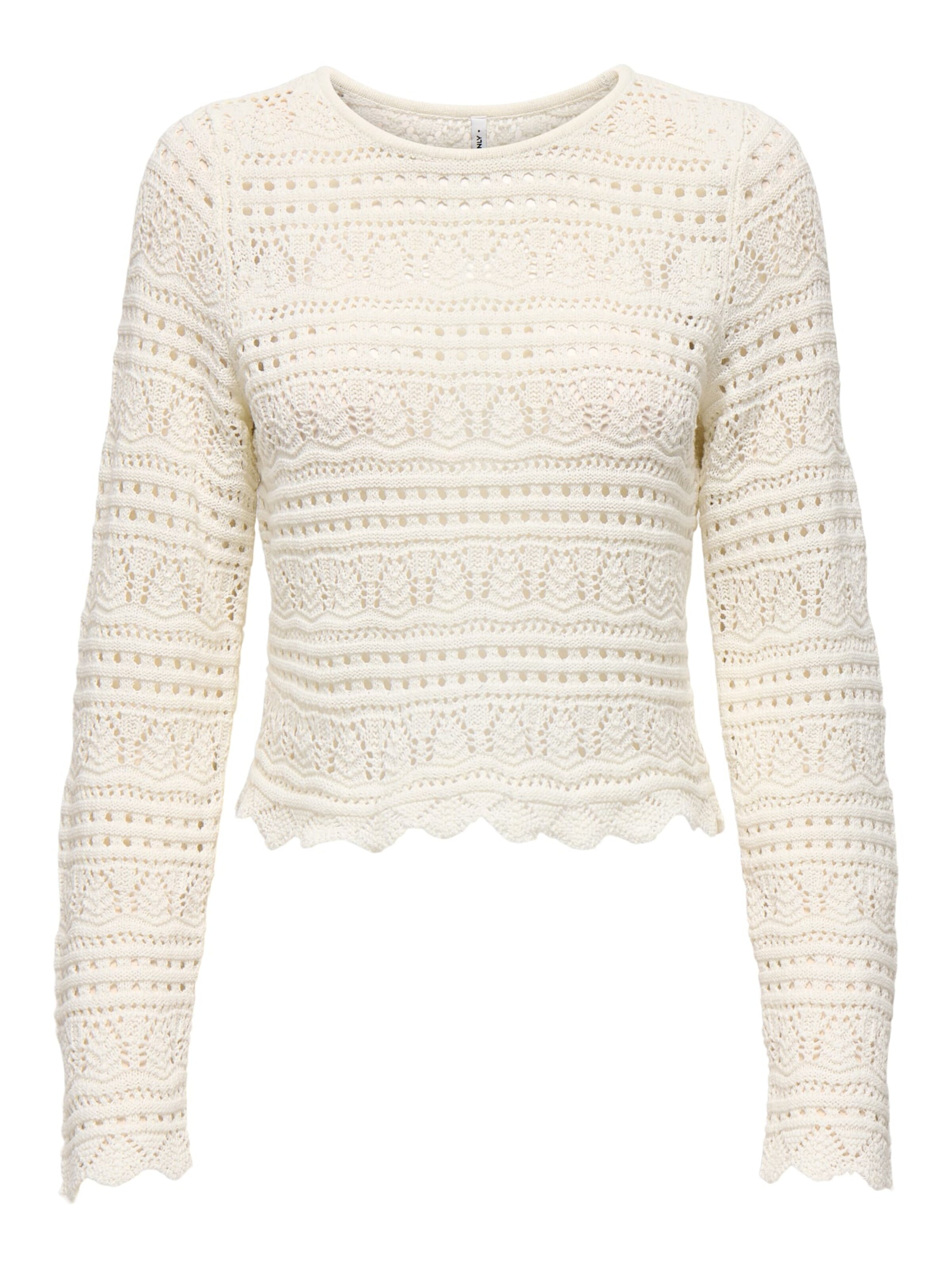 ONLY Sweater 'Elke' in White: front