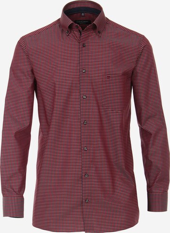 VENTI Comfort fit Overhemd in Rood: voorkant