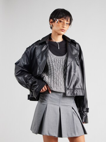 TOPSHOP Prechodná bunda - Čierna: predná strana