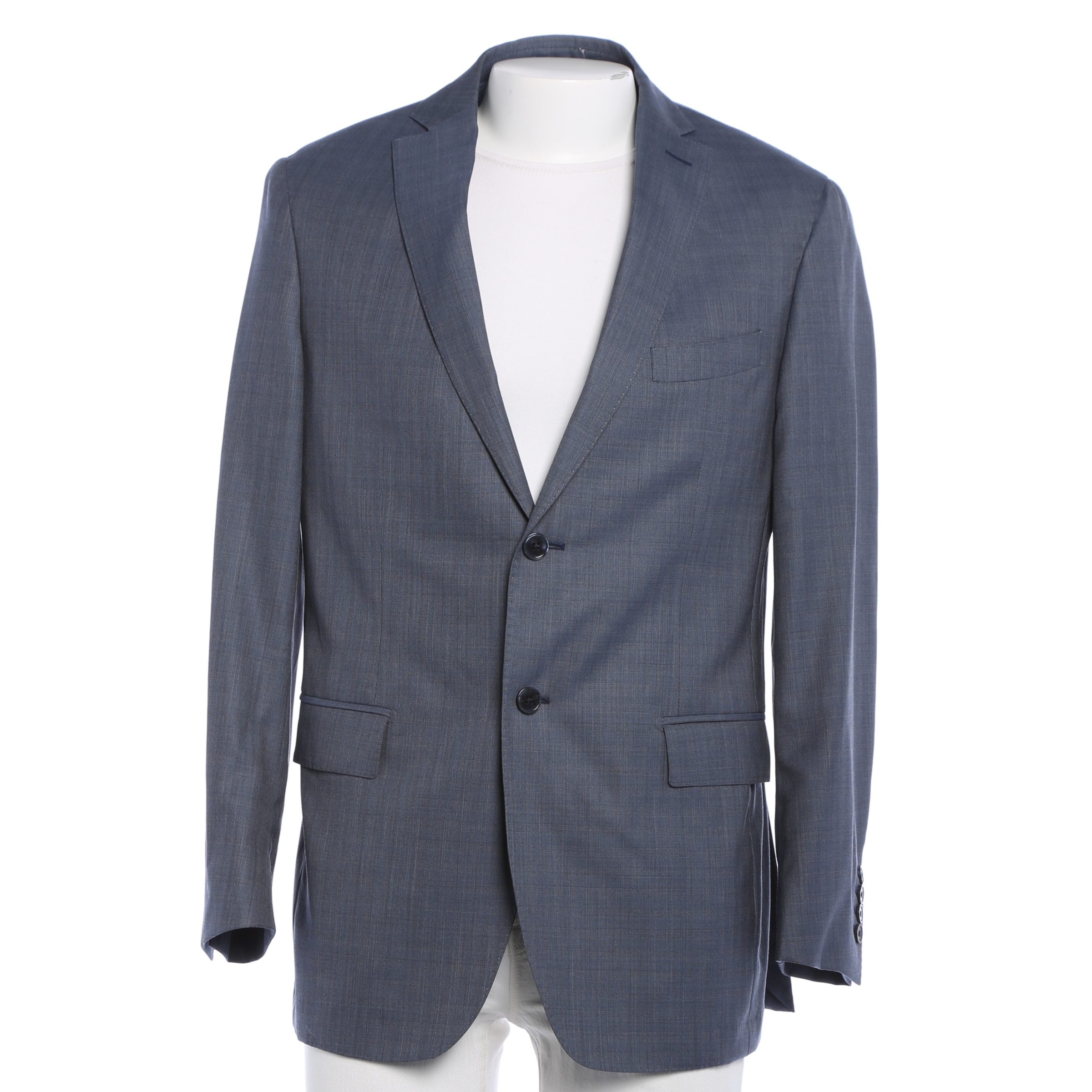 Zegna Suit Jacket in L in Blue, Item view
