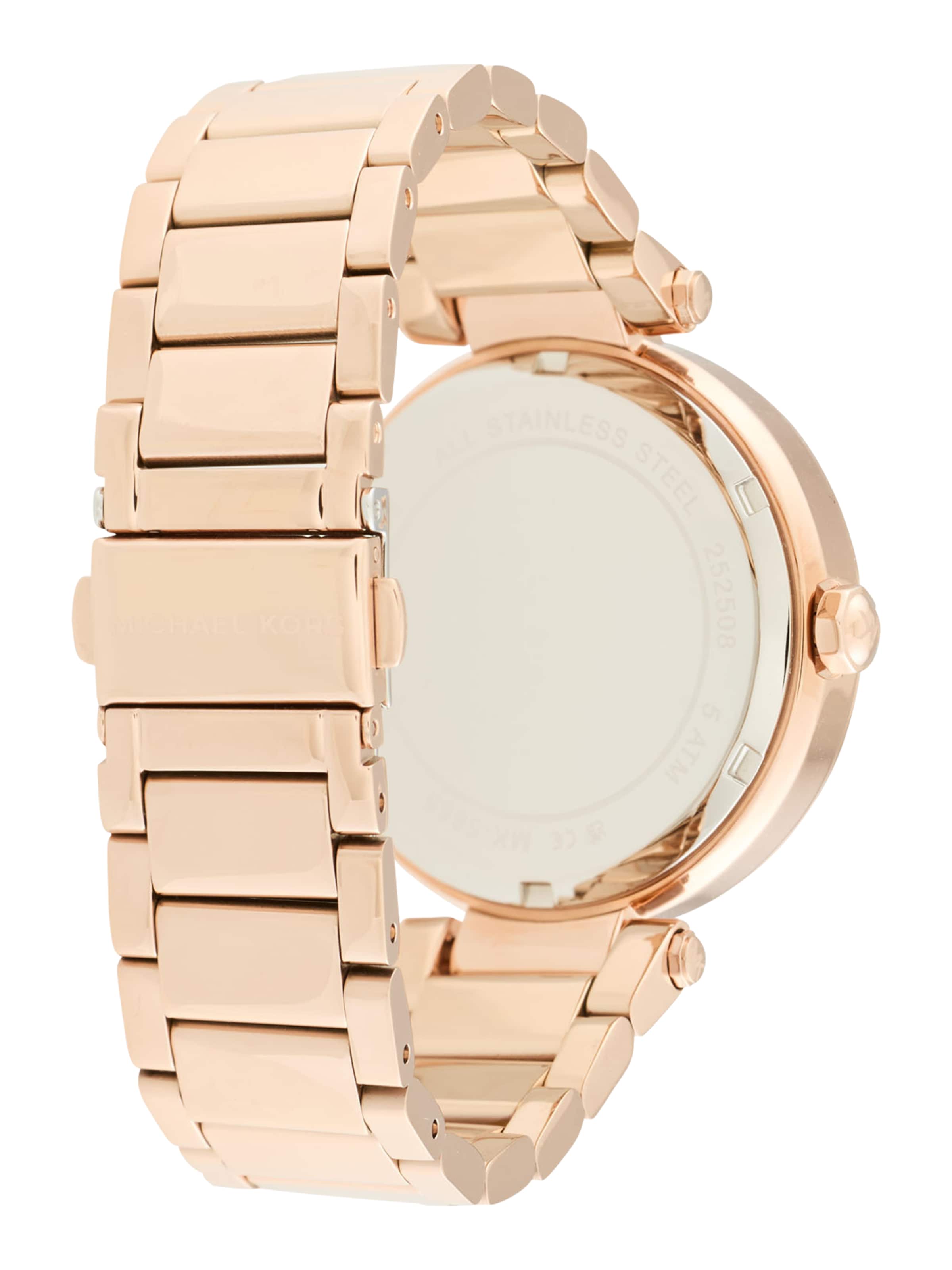 MICHAEL Michael Kors Analogt ur 'PARKER' i guld: tilbage